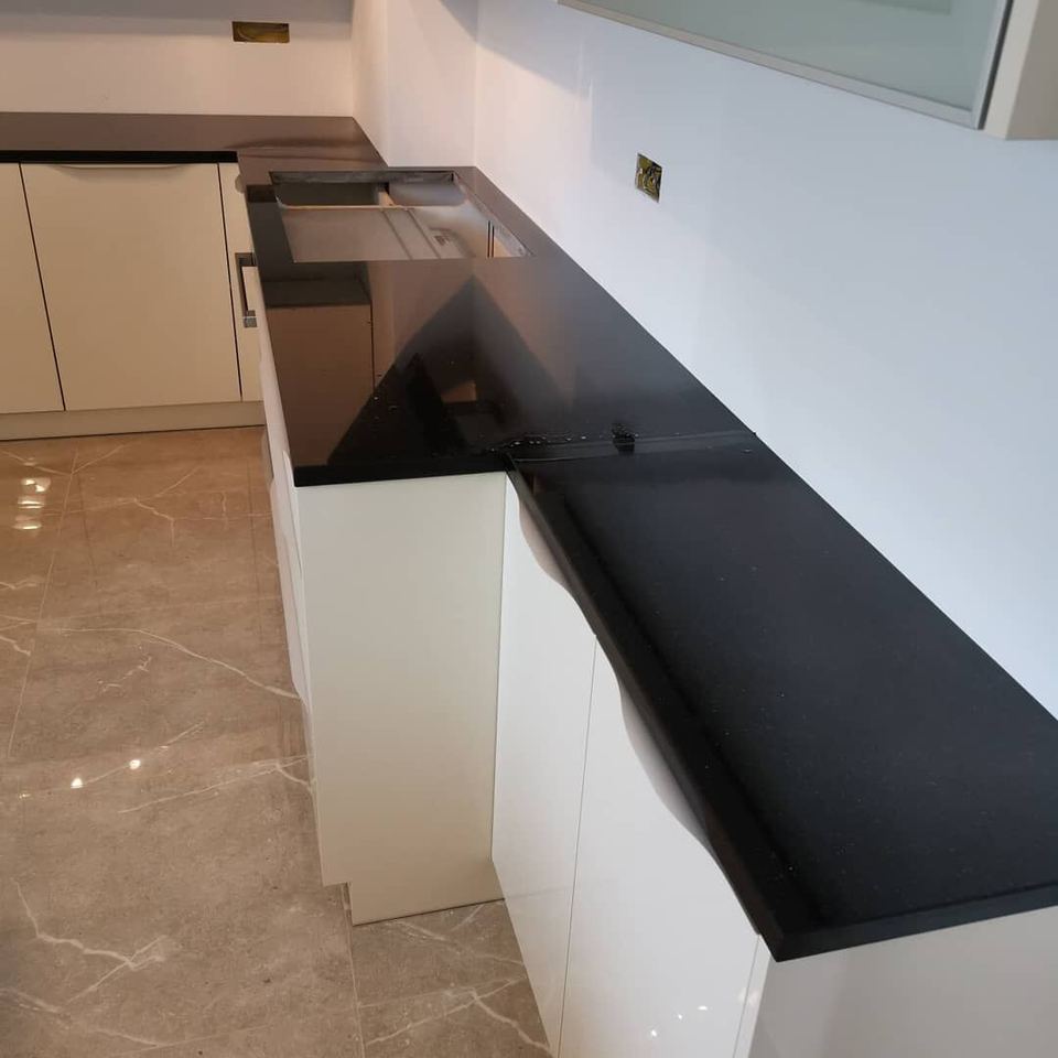 Küchenarbeitsplatte aus Granit Black Star Galaxy