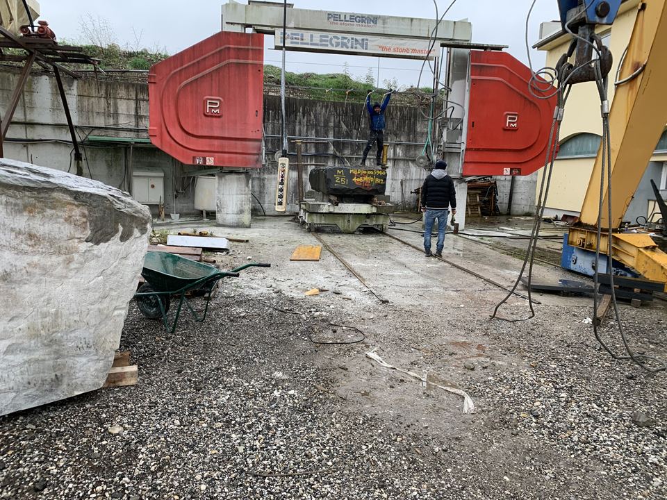 Seilsäge Pellegrini in der Werkstatt